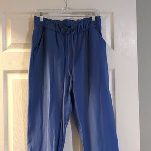 Lululemon blue stretch highrise pant size 16